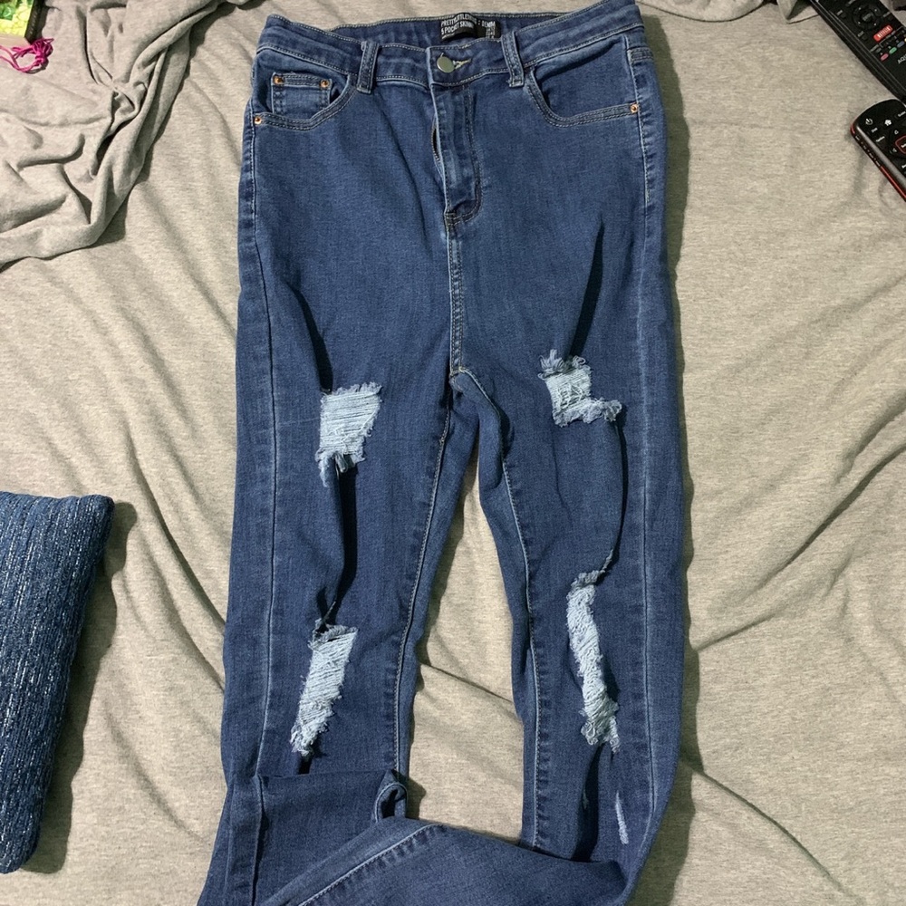 Prettylittlething 5 pocket skinny jeans